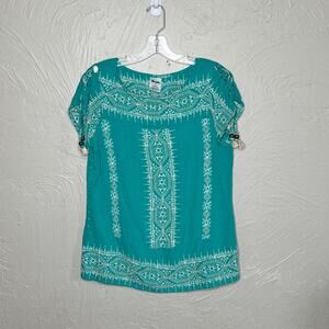 Wrangler Women’s southwestern short sleeve top